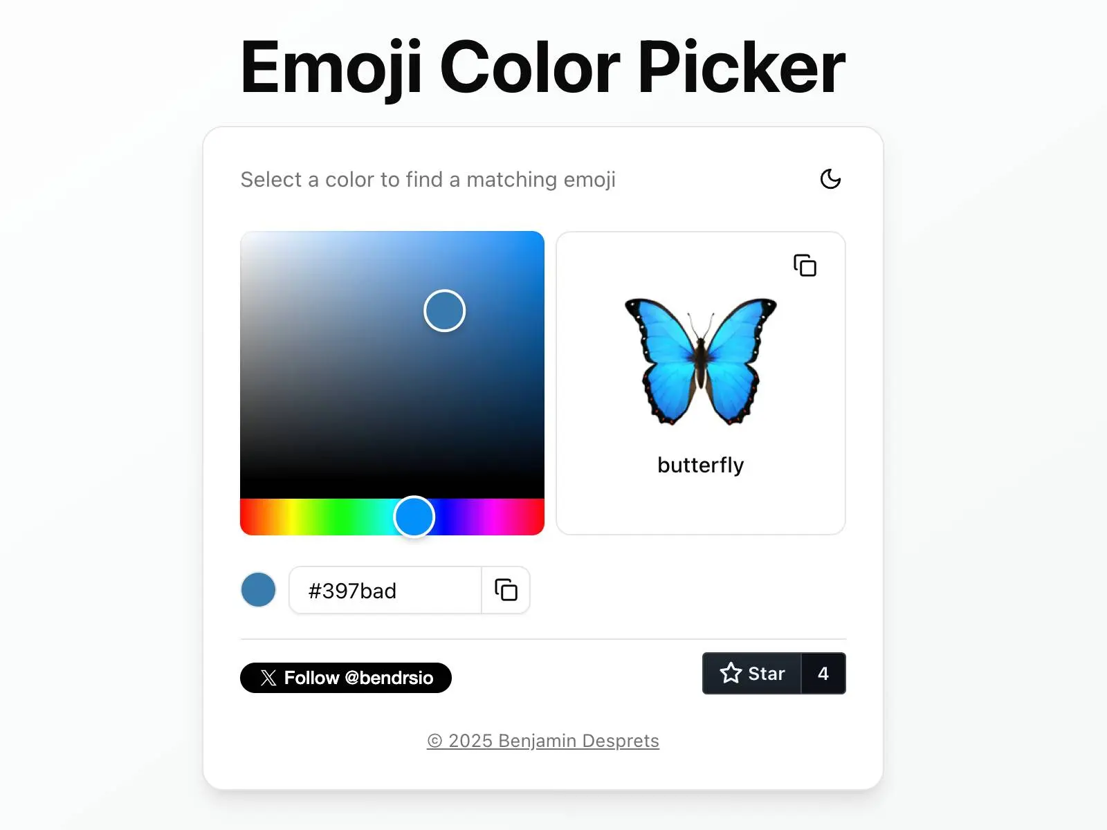 Emoji Color Picker screenshot